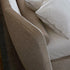 Hendricks Cotton Linen Blend Fabric Wide Headboard Luxury Bed Frame